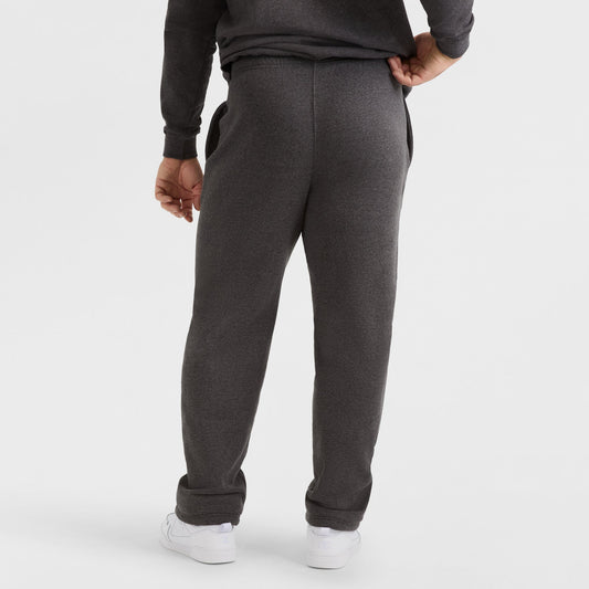 Champion Powerblend Sweatpants, Open Hem, C Logo - Big & Tall in Granite Heather