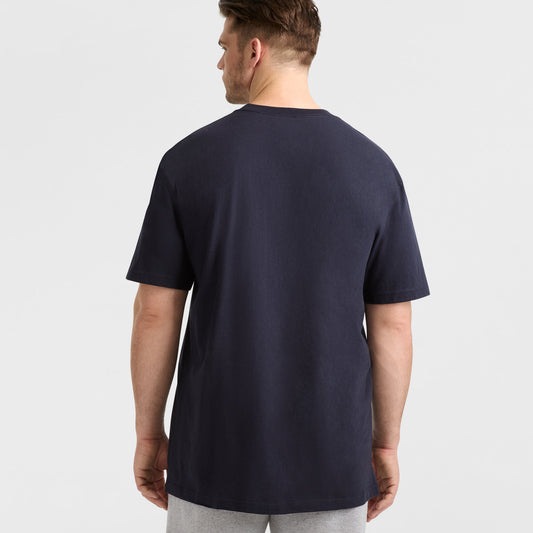 Champion Classic Graphic T-Shirt, Script Logo - Big & Tall in Navy