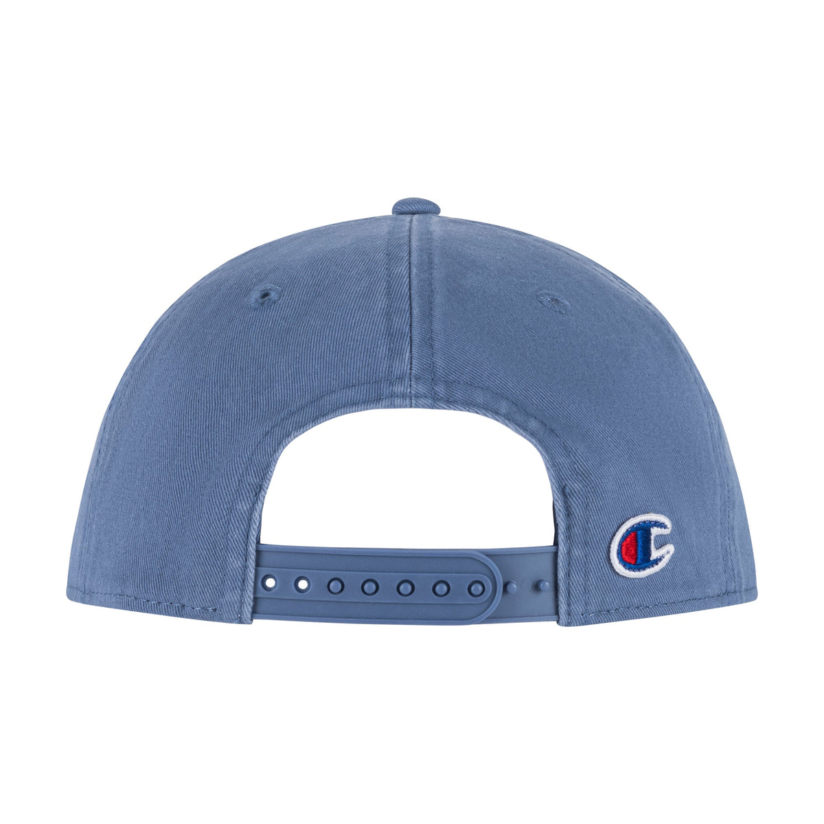 Champion Alt Script Flat Brim Adjustable Hat in Seven Seas Blue