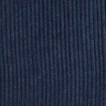 Close-up of dark blue corduroy fabric, highlighting its vertical ridged texture and soft, velvety look—ideal for Champion Corduroy Backrest Pillows by Champion.
