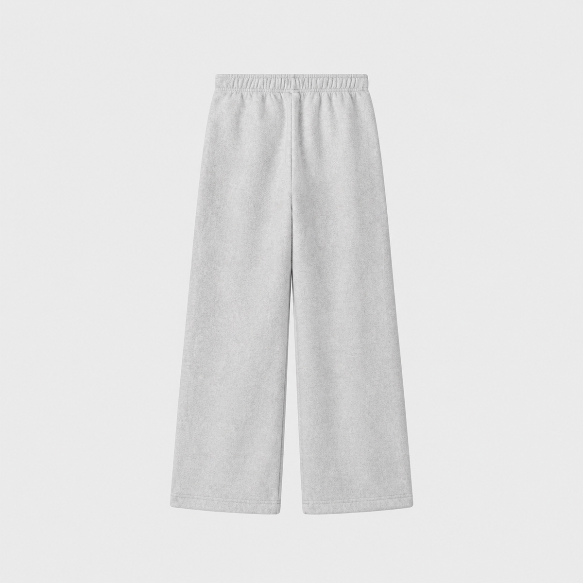 Light gray Women’s Knitted Wide Leg Pants by Champion featuring a wide-leg fit and an elastic waistband.