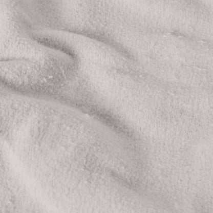 Close-up of soft, fuzzy light gray fabric from Women’s Knitted Wide Leg Pants by Champion.