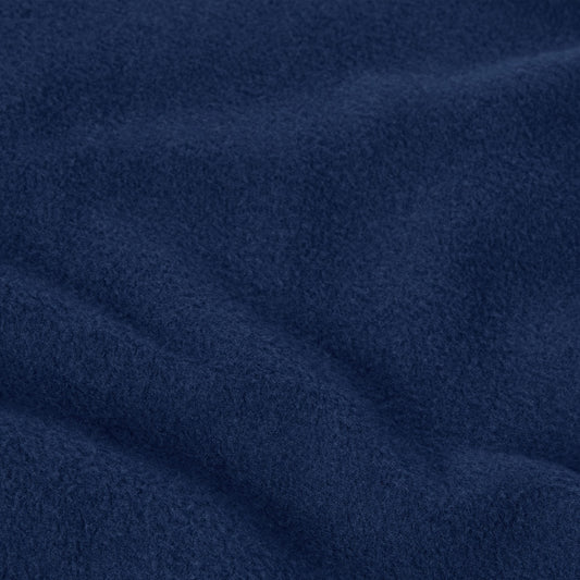 Close-up of a dark blue Men’s Knitted Crewneck Sweatshirt by Champion, featuring a soft, brushed texture.