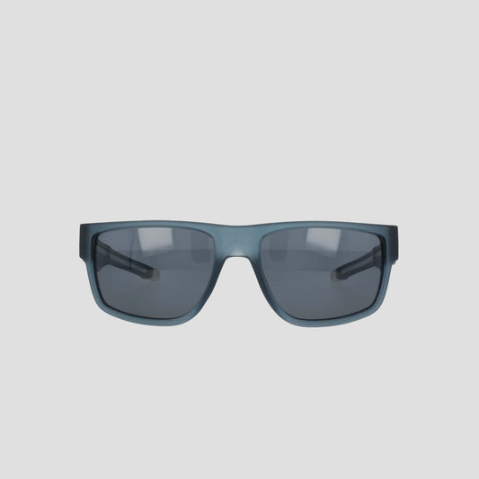 Champion Men's Polarized Retainer Rectangle sunglasses, featuring a rectangular black frame and dark tinted polarized lenses, are displayed facing forward against a plain white background to show both lenses and the high-performance retainer frame clearly.