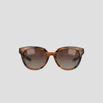 Champion Women's Polarized Retainer Round sunglasses feature brown tortoiseshell cateye frames and gradient brown lenses, designed for women’s eyewear and displayed against a plain light gray background.