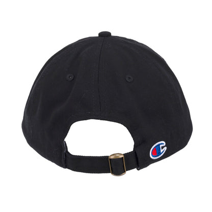 Champion Split Script Dad Adjustable Cap in Black