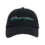 Champion Split Script Dad Adjustable Cap in Black