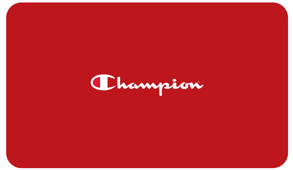 Champion E-Gift Card in Red Logo