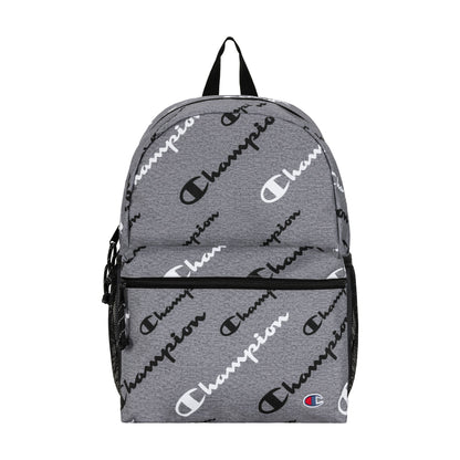 Champion Kids' Youthquake Backpack in Grey/Black