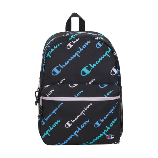 Champion Kids' Youthquake Backpack in Pink/Black