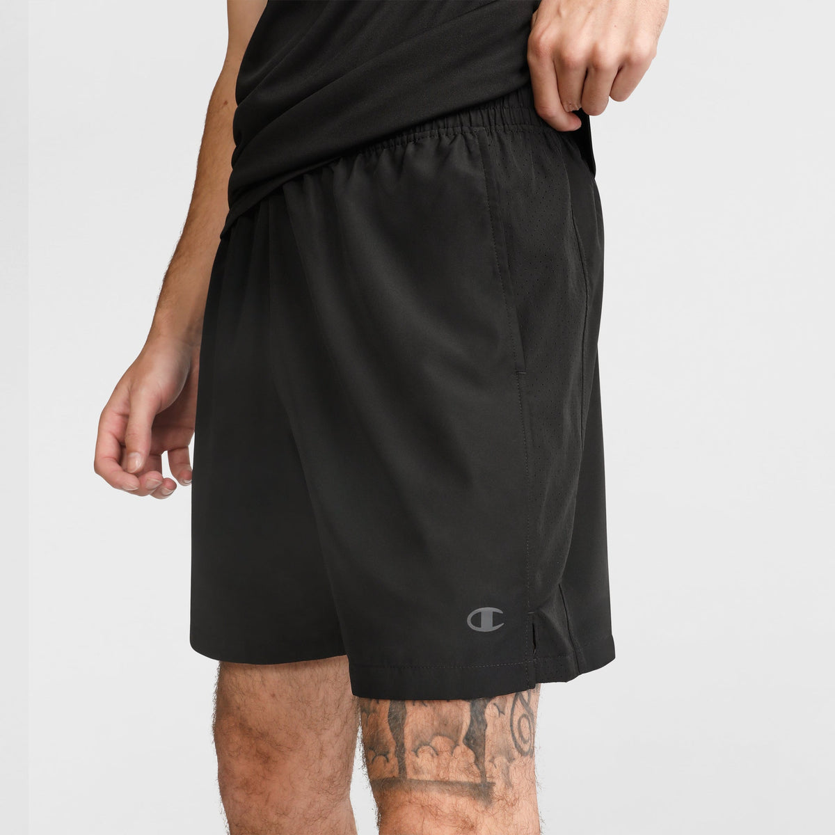 Champion 7" Woven Sports Shorts in Black