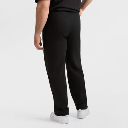 Champion Powerblend Sweatpants, Open Hem, C Logo - Big & Tall in Black