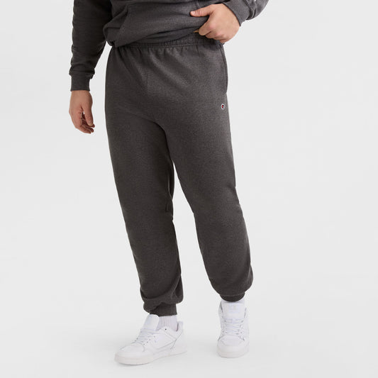 Champion Powerblend Joggers, C Logo - Big & Tall in Granite Heather