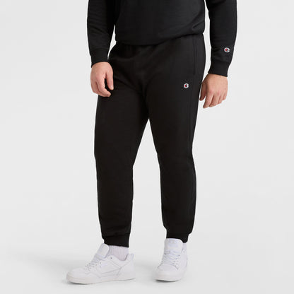 Champion Powerblend Joggers, C Logo - Big & Tall in Black
