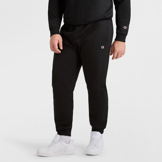 Champion Powerblend Joggers, C Logo - Big & Tall in Black