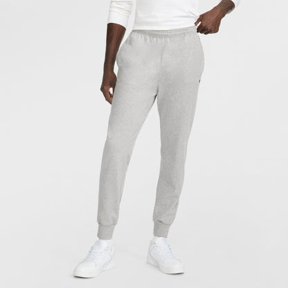 Champion Lightweight Lounge Joggers, C Logo in New Manhattan Mist Heather