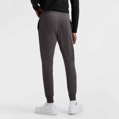 Champion Lightweight Lounge Joggers, C Logo in Granite Heather