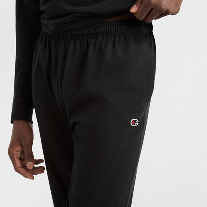 Champion Lightweight Lounge Joggers, C Logo in Black