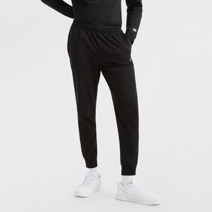 Champion Lightweight Lounge Joggers, C Logo in Black