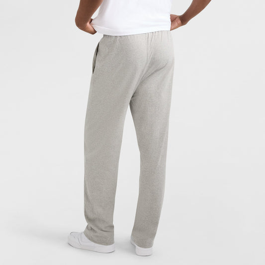 Champion Lightweight Lounge Pants, Open Hem, C Logo - Big & Tall in New Manhattan Mist Heather