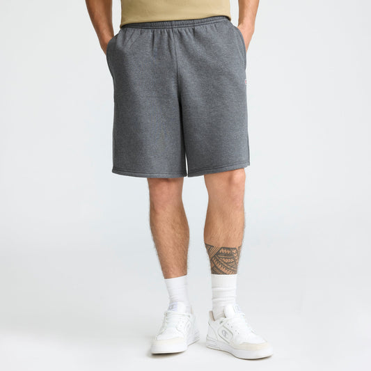 Champion 10" Powerblend Fleece Short in Granite Heather