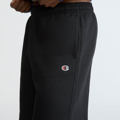 Champion 10" Powerblend Fleece Short in Black