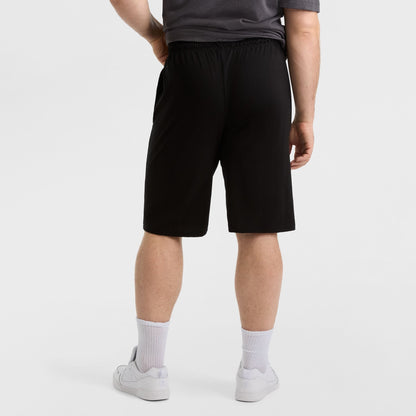 Champion Lightweight Lounge Shorts, C Patch Logo - Big & Tall in Black