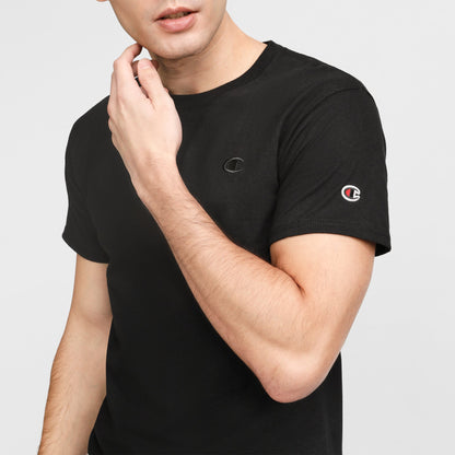 Champion Classic T-Shirt, C Logo in Black