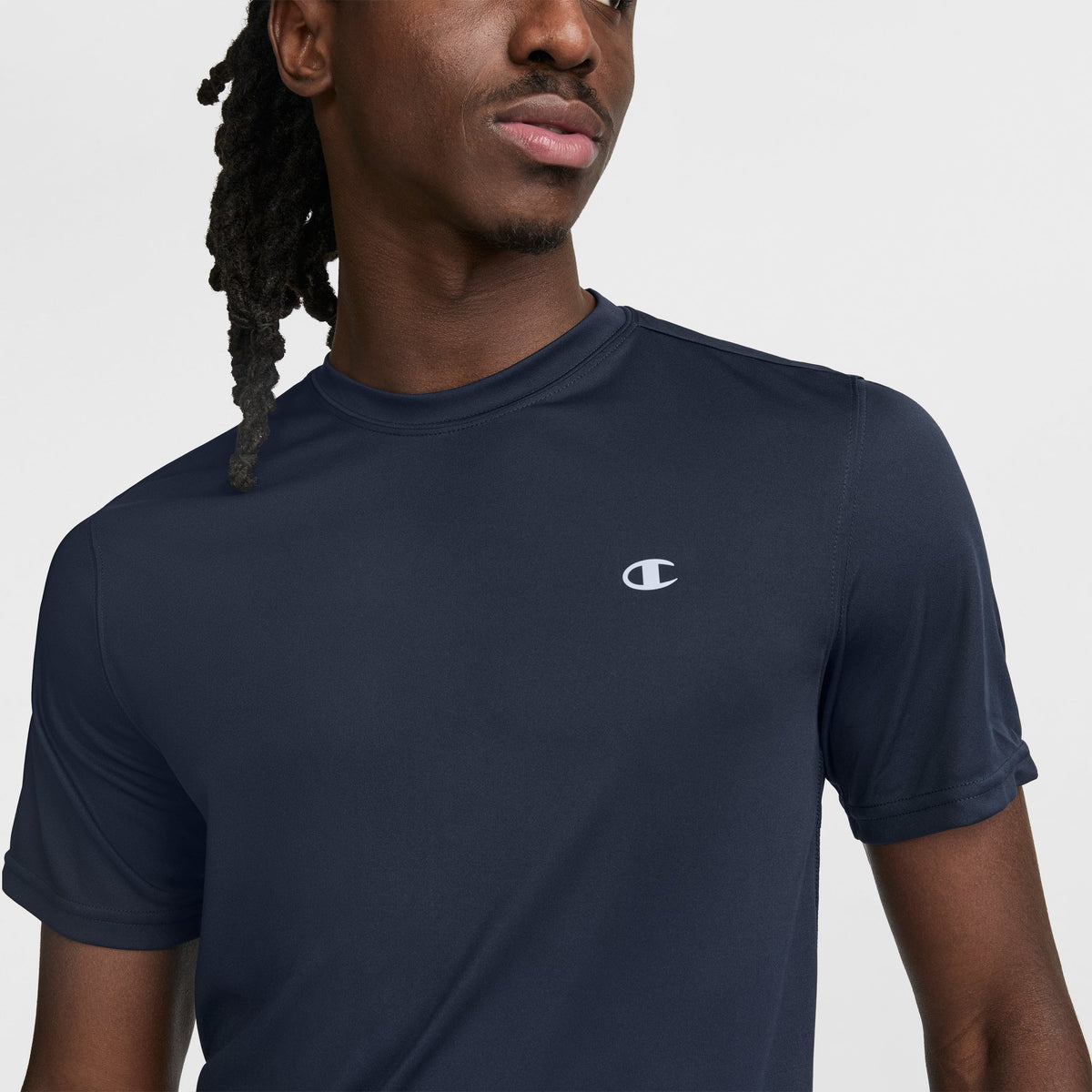 Champion Sport T-Shirt, Reflective C Logo in Navy