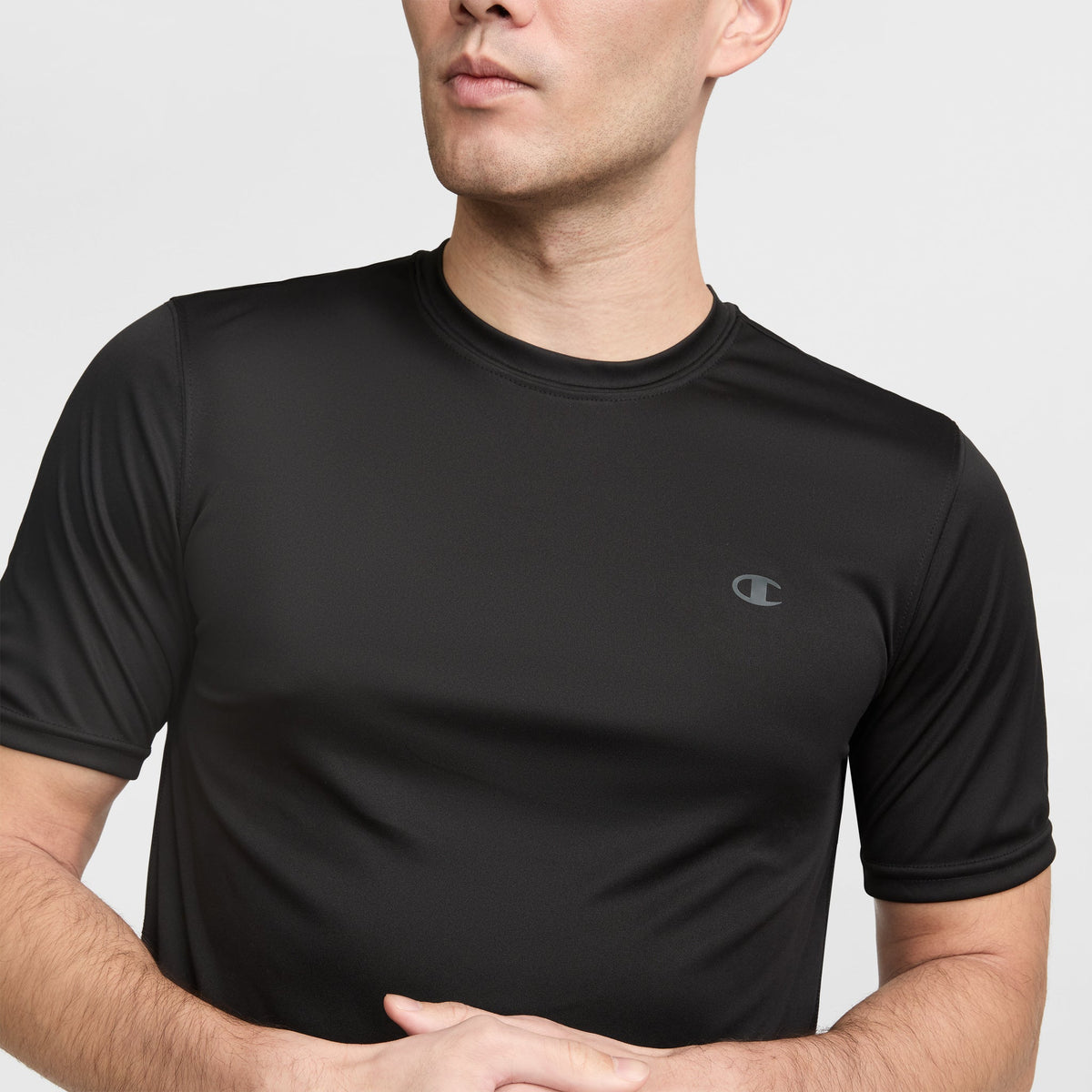 Champion Sport T-Shirt, Reflective C Logo in Black