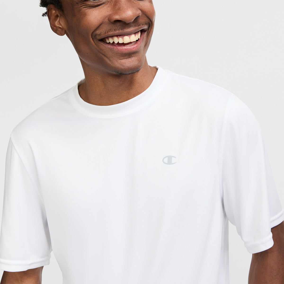 Champion Sport T-Shirt, Reflective C Logo in White