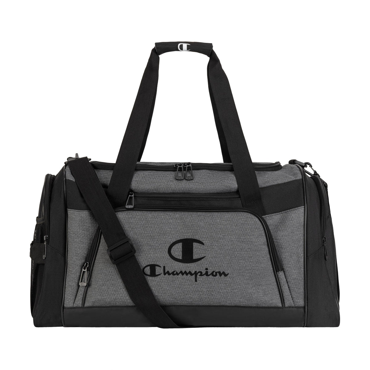 Champion Arena Duffel Bag in Grey/Black