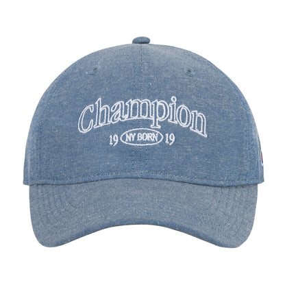 Champion Chambray Adjustable Cap in Blue