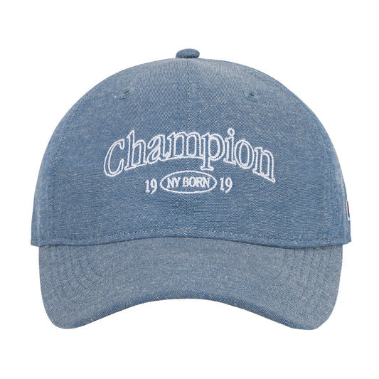 Champion Chambray Adjustable Cap in Blue