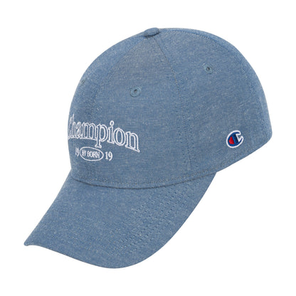 Champion Chambray Adjustable Cap in Blue